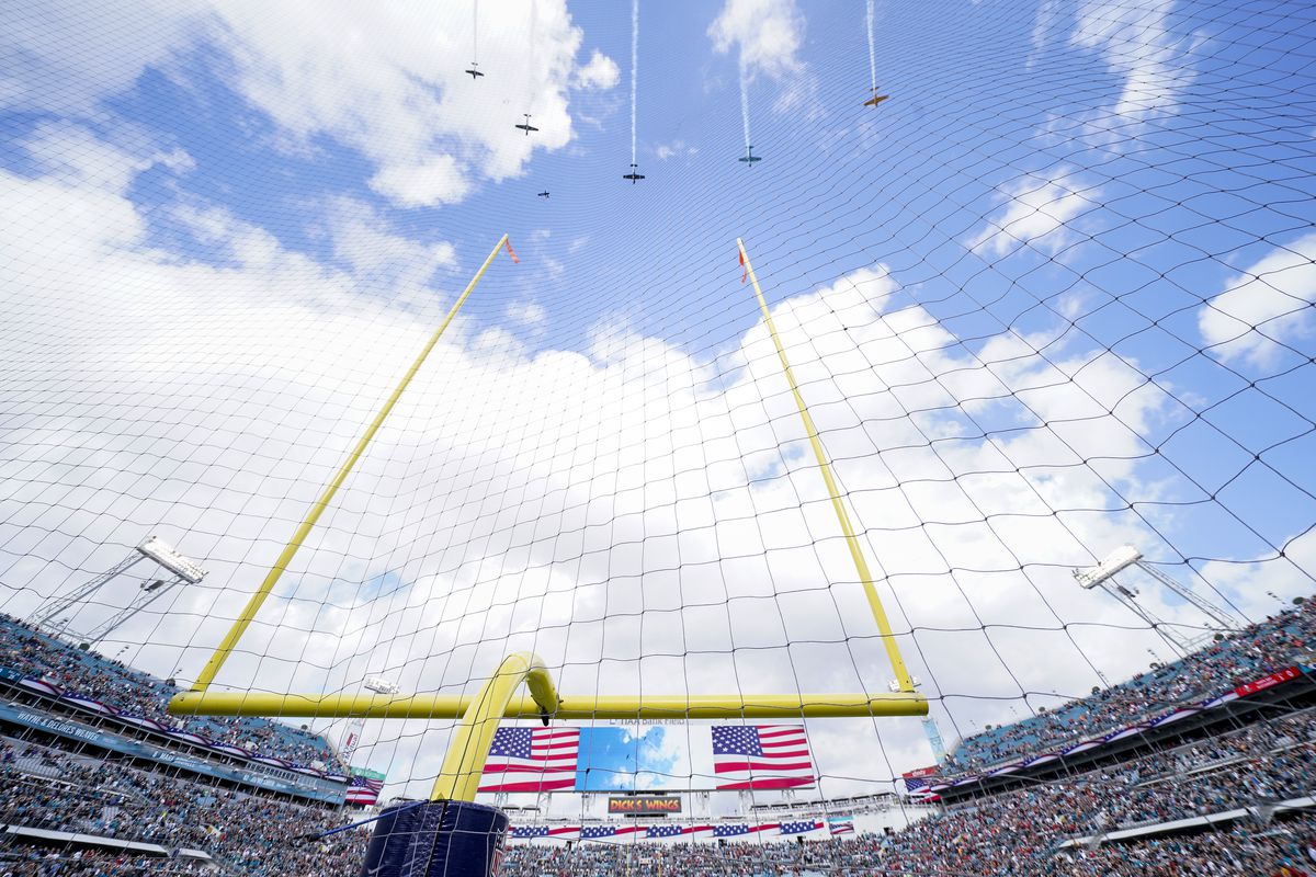 A general view of TIAA Bank Field on December 01, 2019 in Jacksonville, Florida.
