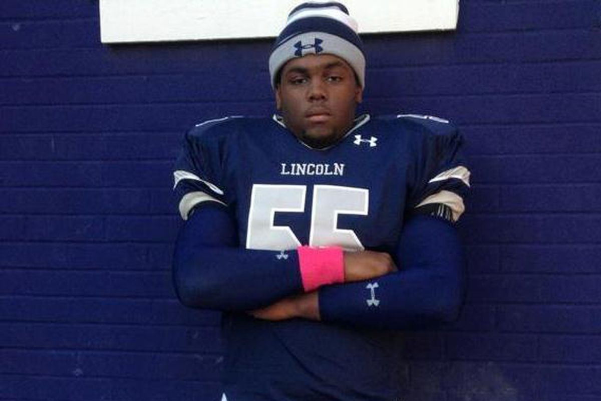 NY 4-star DT Thomas Holley, out of Abraham Lincoln High School
