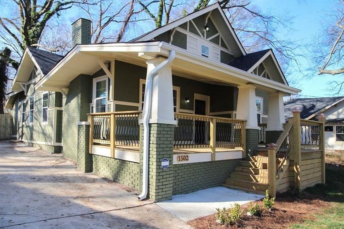 A renovated house in the Westview neighborhood of Atlanta. 