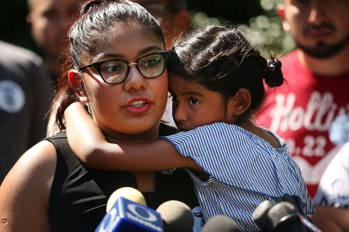 Immigrant Family Holds News Conference After Being Released On Bond From ICE