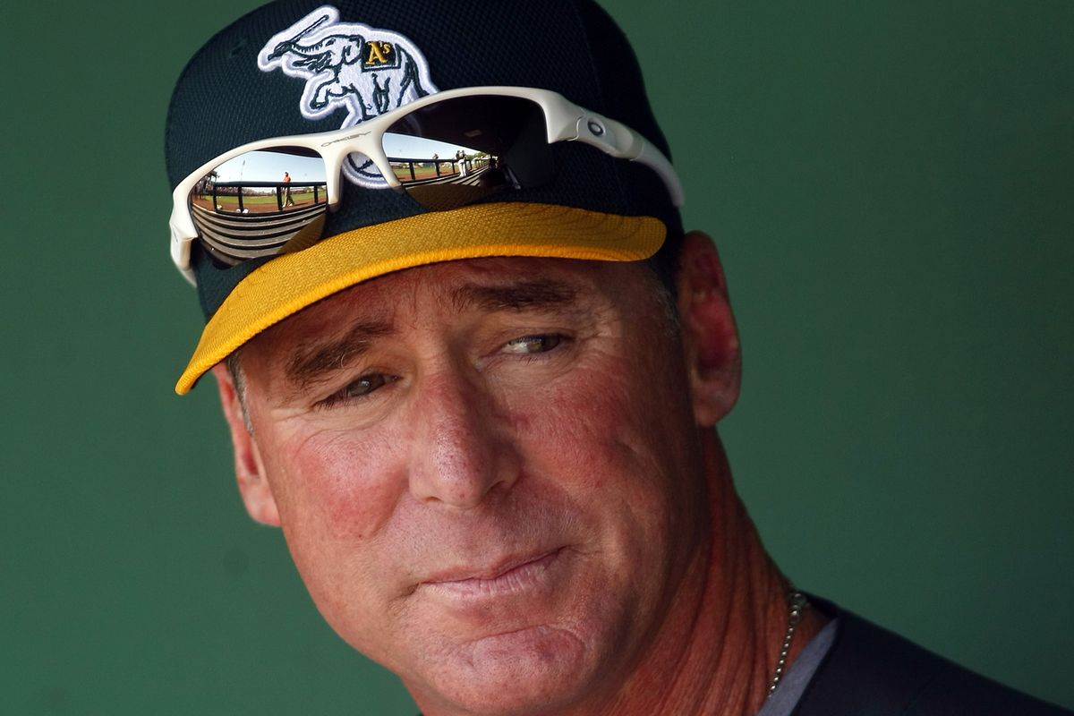 Bob Melvin and the birthday boy Billy Beane made some tough decisions today. 