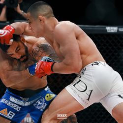 Henry Corrales and Aaron Pico slug it out at Bellator 214.