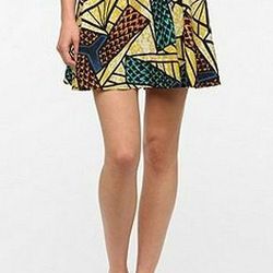 <a href="http://www.urbanoutfitters.com/urban/catalog/productdetail.jsp?id=24811028"> Staring At The Stars geometric print skirt</a>, $49 urbanoutfitters.com
