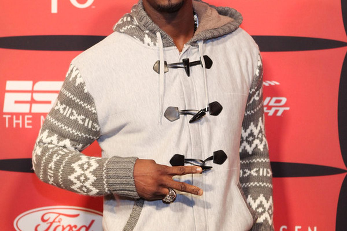 INDIANAPOLIS, IN - FEBRUARY 03:  Professional football player Plaxico Burress attends ESPN The Magazine's "NEXT" Event on February 3, 2012 in Indianapolis, Indiana.  (Photo by Robin Marchant/Getty Images for ESPN)