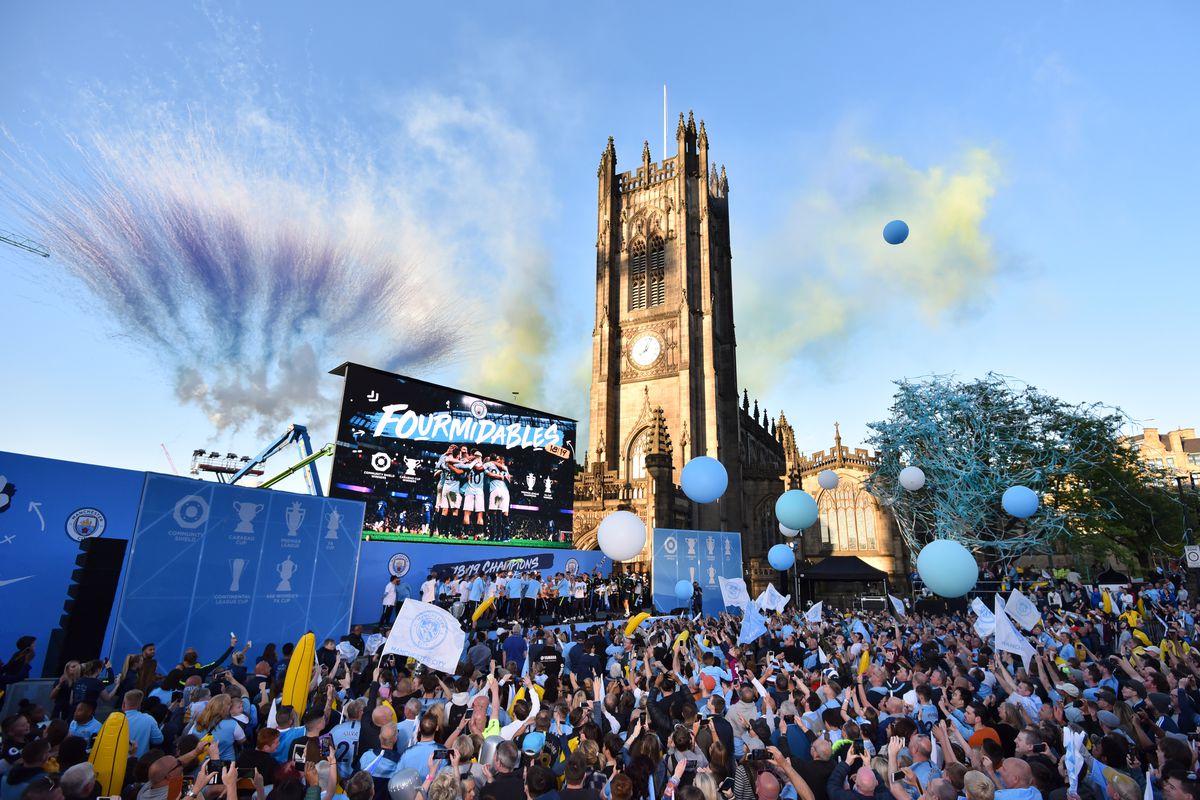 Manchester City Teams Celebration Parade