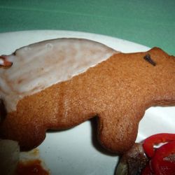 Chad Colby of Mozza (Hampshire pig-Hopkins Hog Farm)<br /><br />Per the suggestion of Nancy Silverton -- this Graham Piglet made with pork lard 
