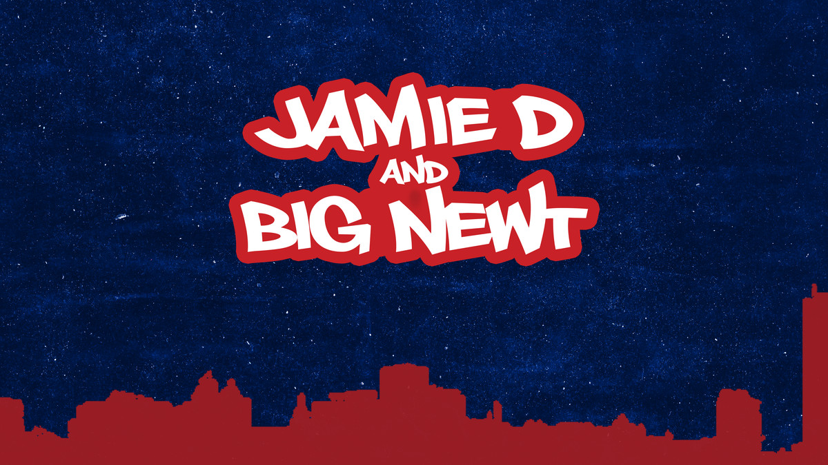 Jamie D and Big Newt podcast art
