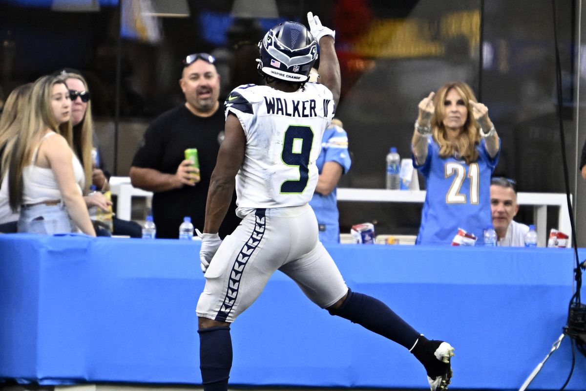 Seattle Seahawks defeated the Los Angeles Chargers 37-23 during a NFL football game.