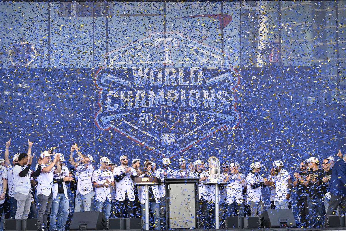 MLB: Texas Rangers-Championship Parade