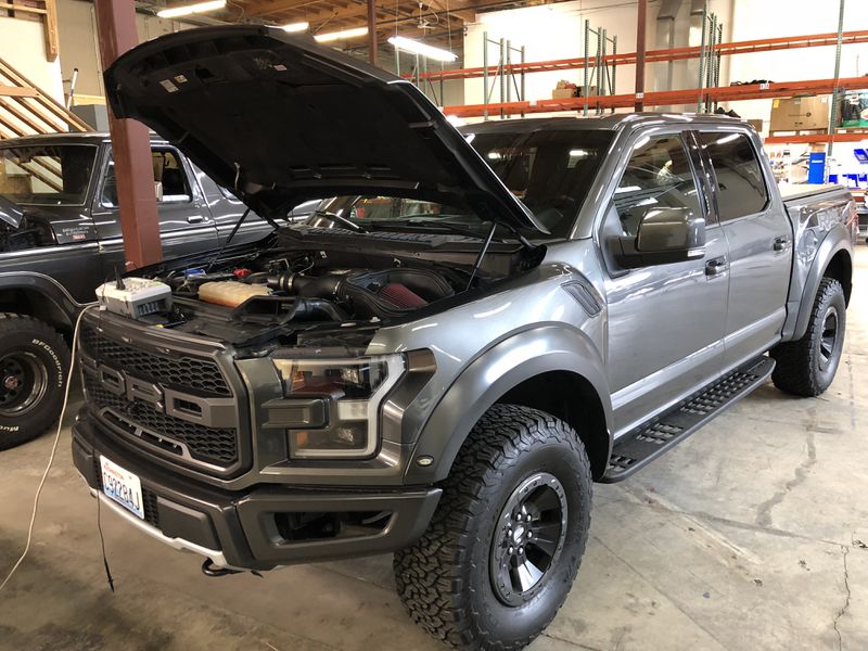 A Ford Raptor, running on pure hydrogen.