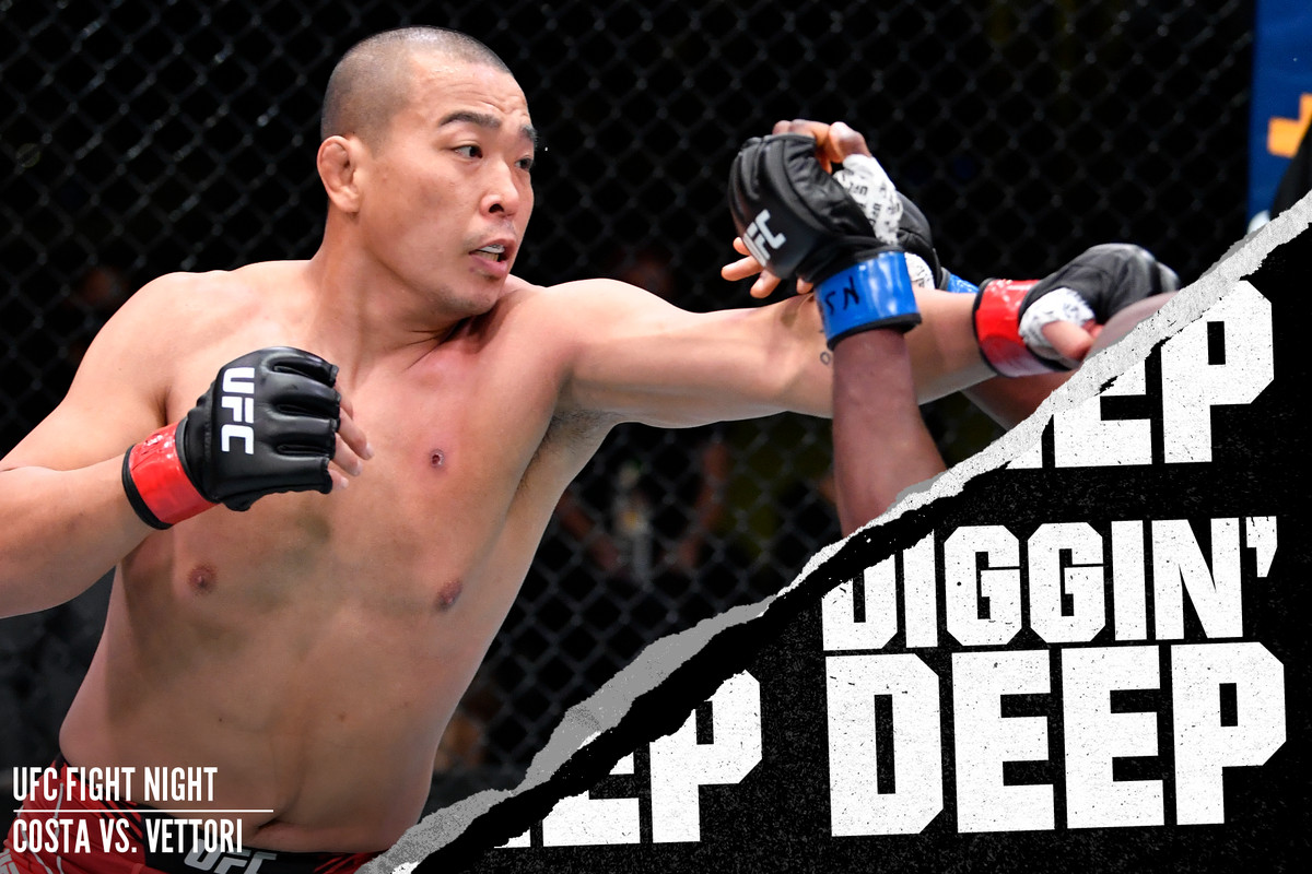 Jun Yong Park fighting Tafon Nchukwe at UFC Vegas 26&nbsp;