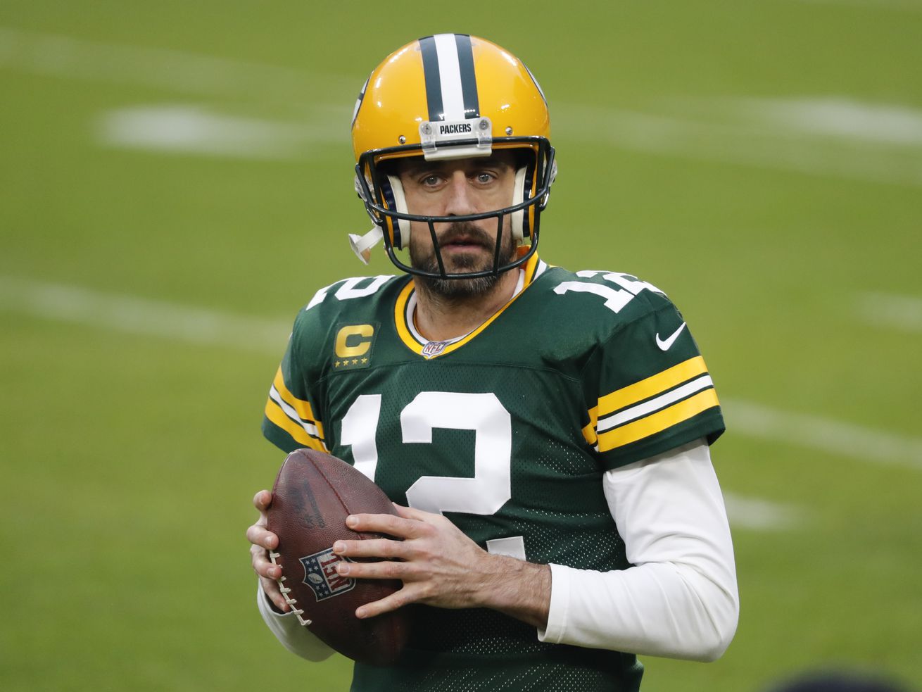 Aaron Rodgers was a no-show at the Packers’ first organized team activities session.
