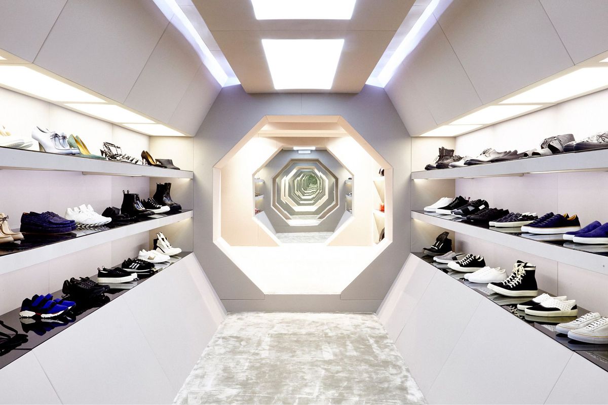 a store that looks like a spaceship