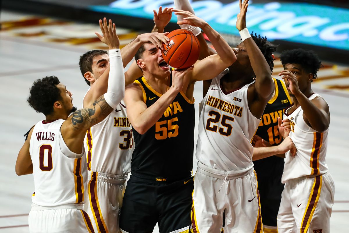NCAA Basketball: Iowa at Minnesota
