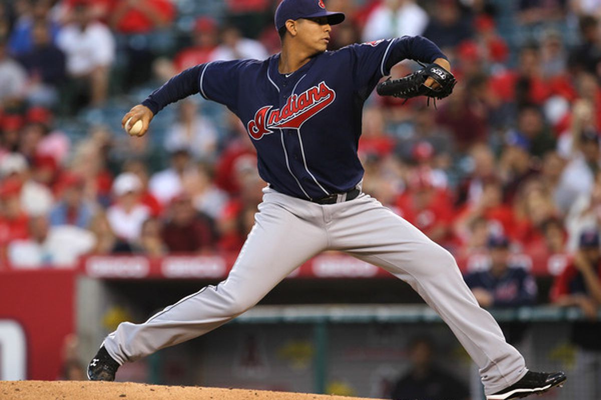 Carlos Carrasco is coming to your home.  Run!