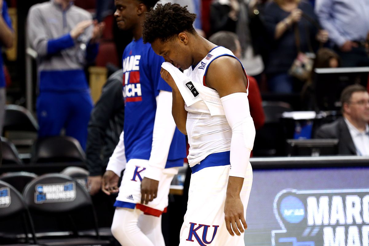 The Jayhawks exit the NCAA March Madness Tournament early after a 59-64 loss to Villanova.