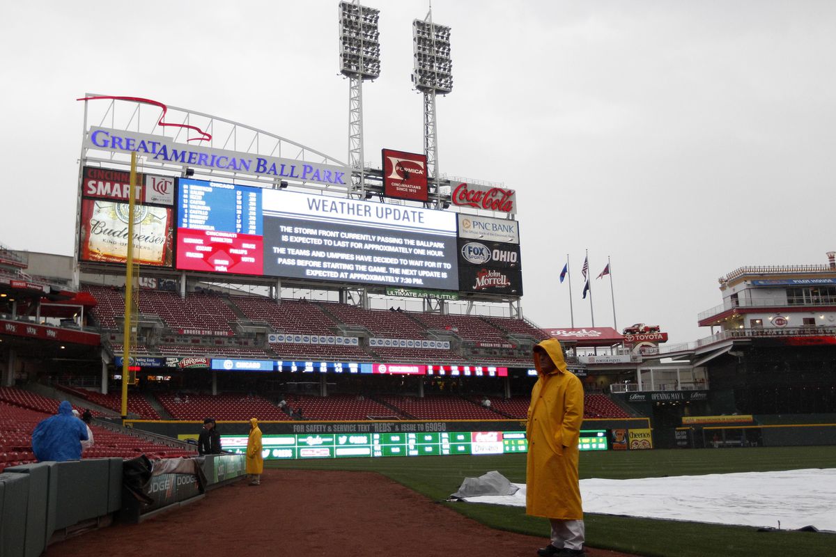 Hopefully the storms dodge GABP - and the rest of the country - this time around.