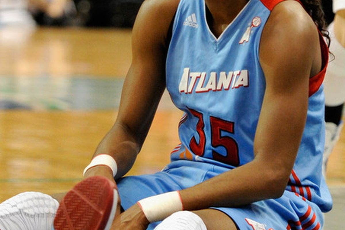 As determined as the Atlanta Dream were in the 2011 WNBA Finals, they were unable to win a game for the second consecutive season as they fell to the Minnesota Lynx.<em> (Photo by Hannah Foslien/Getty Images)</em>