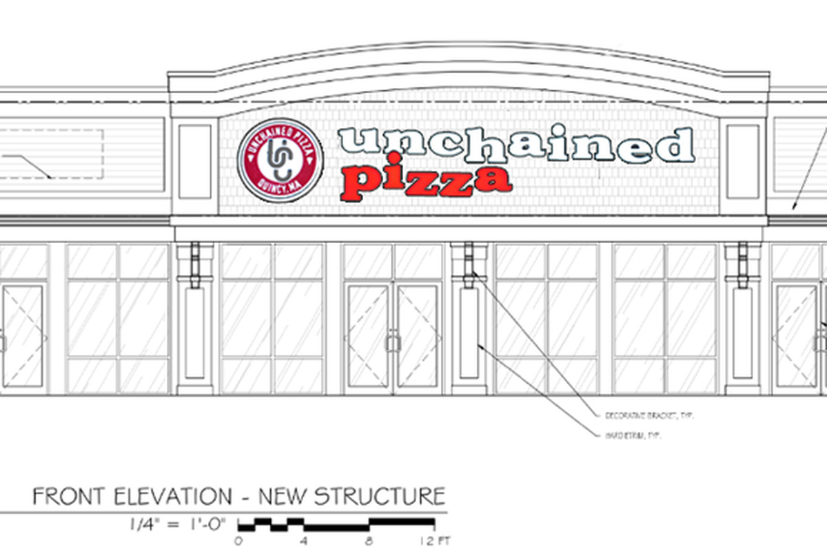 Rendering for Unchained Pizza in Quincy