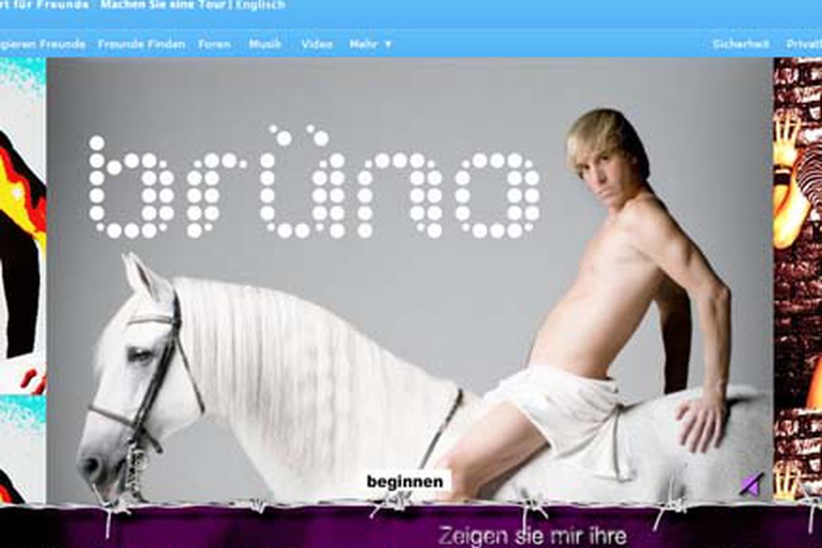 Image via <a href="http://www.meinspace.com/bruno">Bruno</a>/MySpace