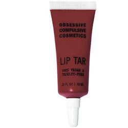 <b>Obsessive Compulsive Cosmetics</b> Lip Tar in Anita (Browned Burgundy Matte), <a href="http://www.occmakeup.com/lips.html">$18</a>