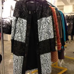 Macramé long coat, $1,475 (original $5,900)