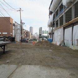 A view east down Waveland -
