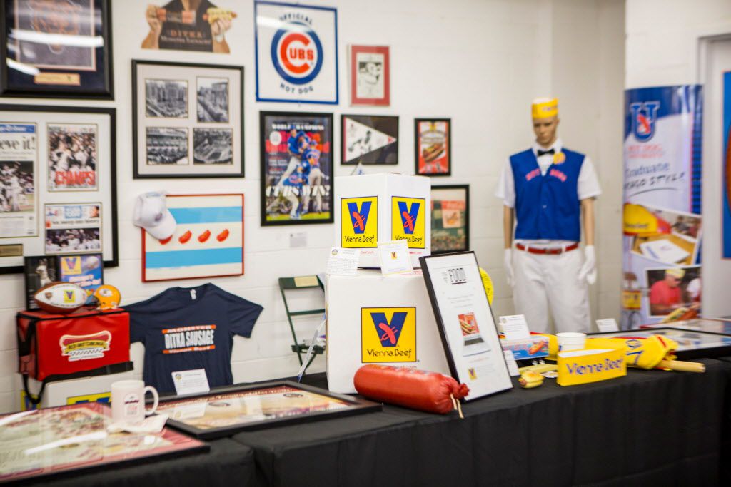 The Vienna Beef Sausage company opens a hot dog museum to mark their 125th anniversary, Wednesday, May 30th, 2018. | James Foster/For the Sun-Times