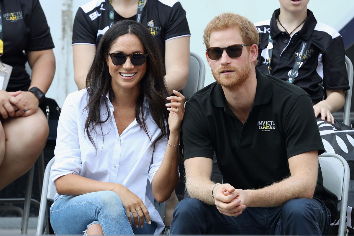 Meghan Markle and Prince Harry at the Invictus Games.