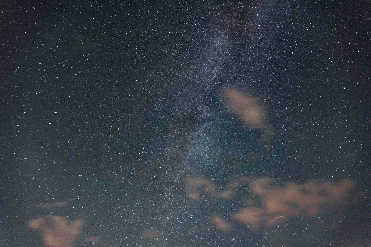 Milky Way In Greece