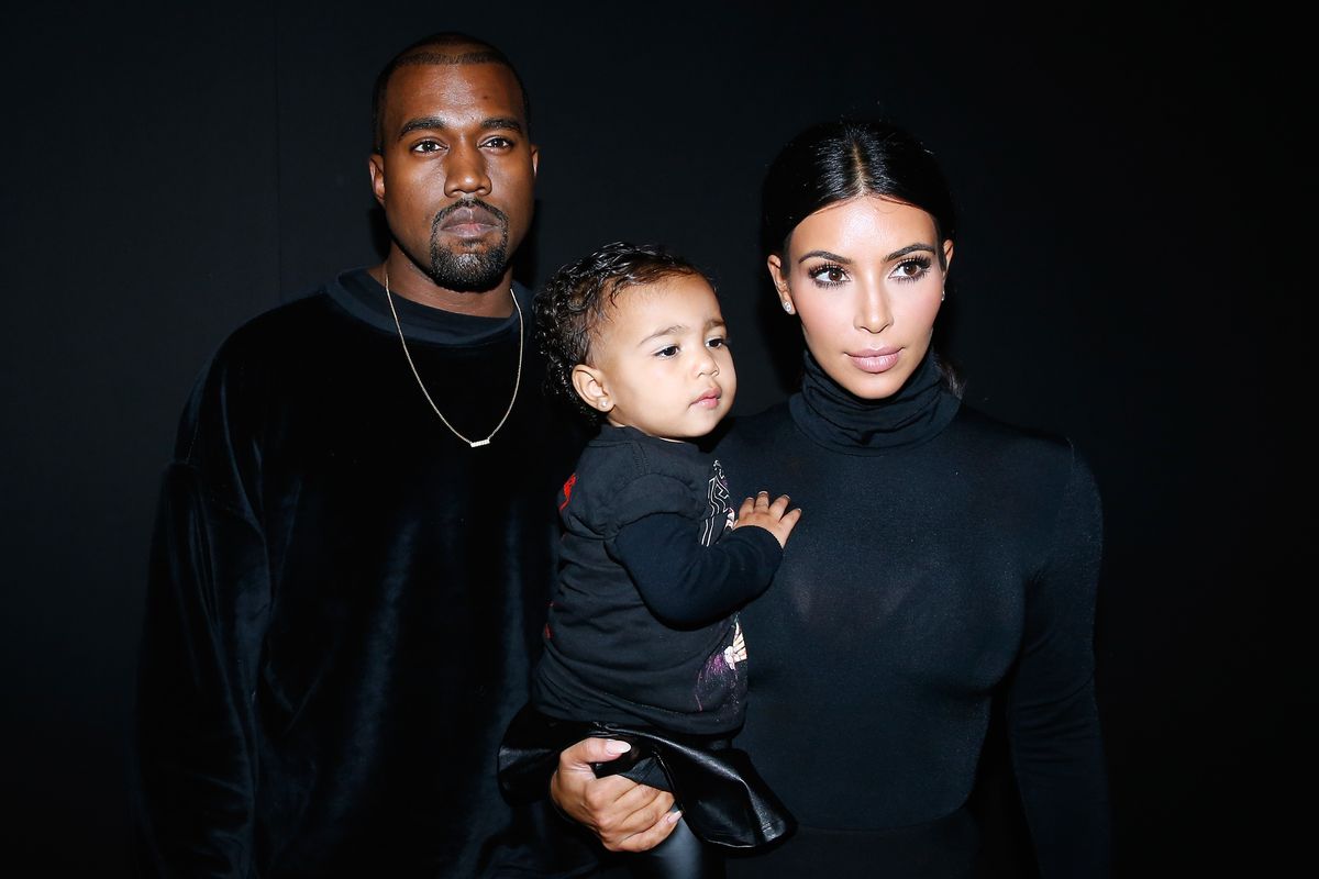 Kim Kardashian and family.
