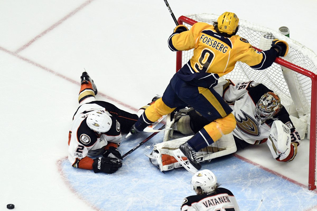 NHL: Stanley Cup Playoffs-Anaheim Ducks at Nashville Predators