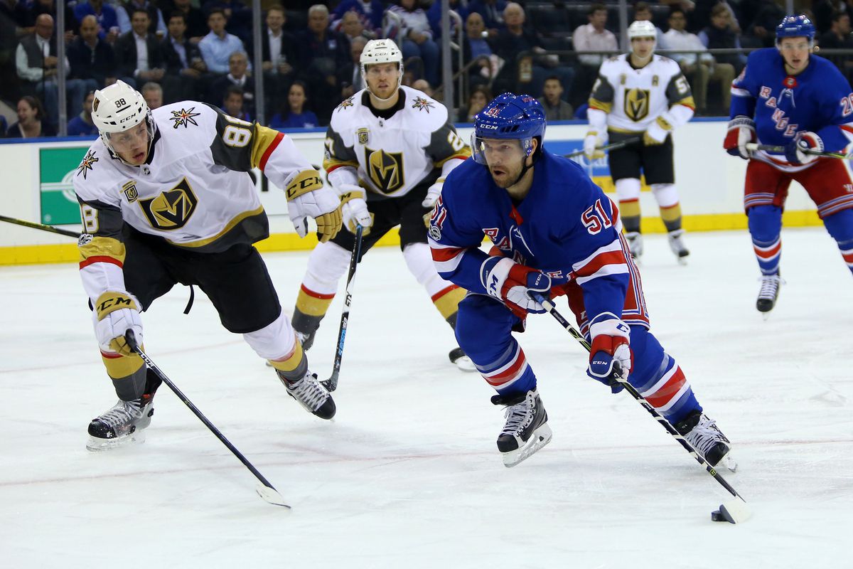 NHL: Vegas Golden Knights at New York Rangers
