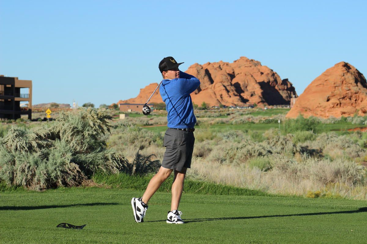 Former BYU golfer Zac Blair shot a 7-under 65 at the Sand Hollow Open on Friday.