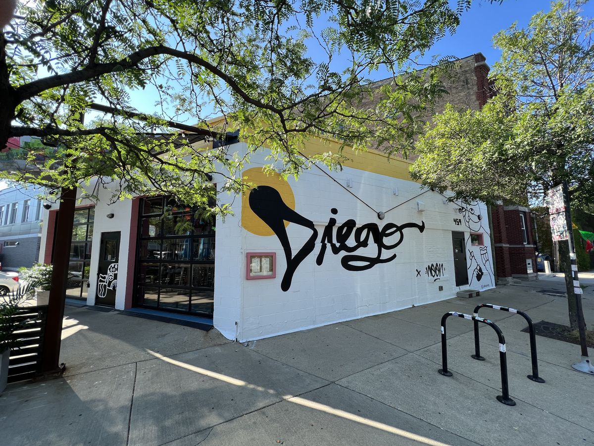 The exterior of Diego, a bar in West Town.