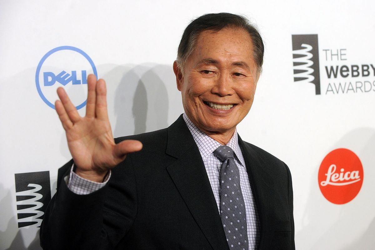 NEW YORK, NY - MAY 19:  Actor George Takei attends 18th Annual Webby Awards  on May 19, 2014 in New York, United States.  (Photo by Brad Barket/Getty Images)