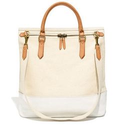 <b>Madewell</b> The Canvas Zip Tote, <a href="https://www.madewell.com/madewell_category/BAGS/totes/PRDOVR~01148/01148.jsp">$108.50</a> (from $128)