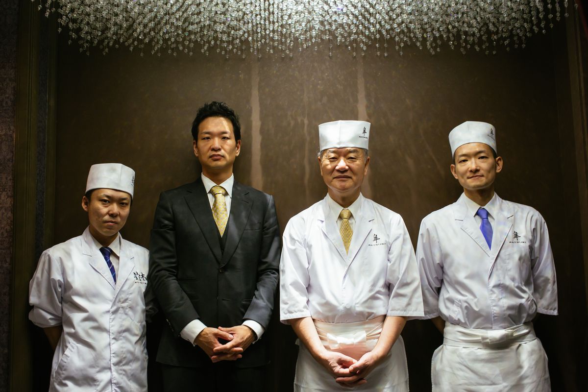 From left to right: Takashi Yamamoto, Yuta Suzuki, Toshio Suzuki, Kentaro Sawada