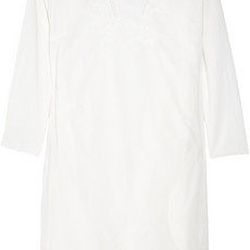 <a href="http://www.net-a-porter.com/product/185727">Aubin and Wills Bellflower embroidered cotton mini dress</a> , $161 (was $230)