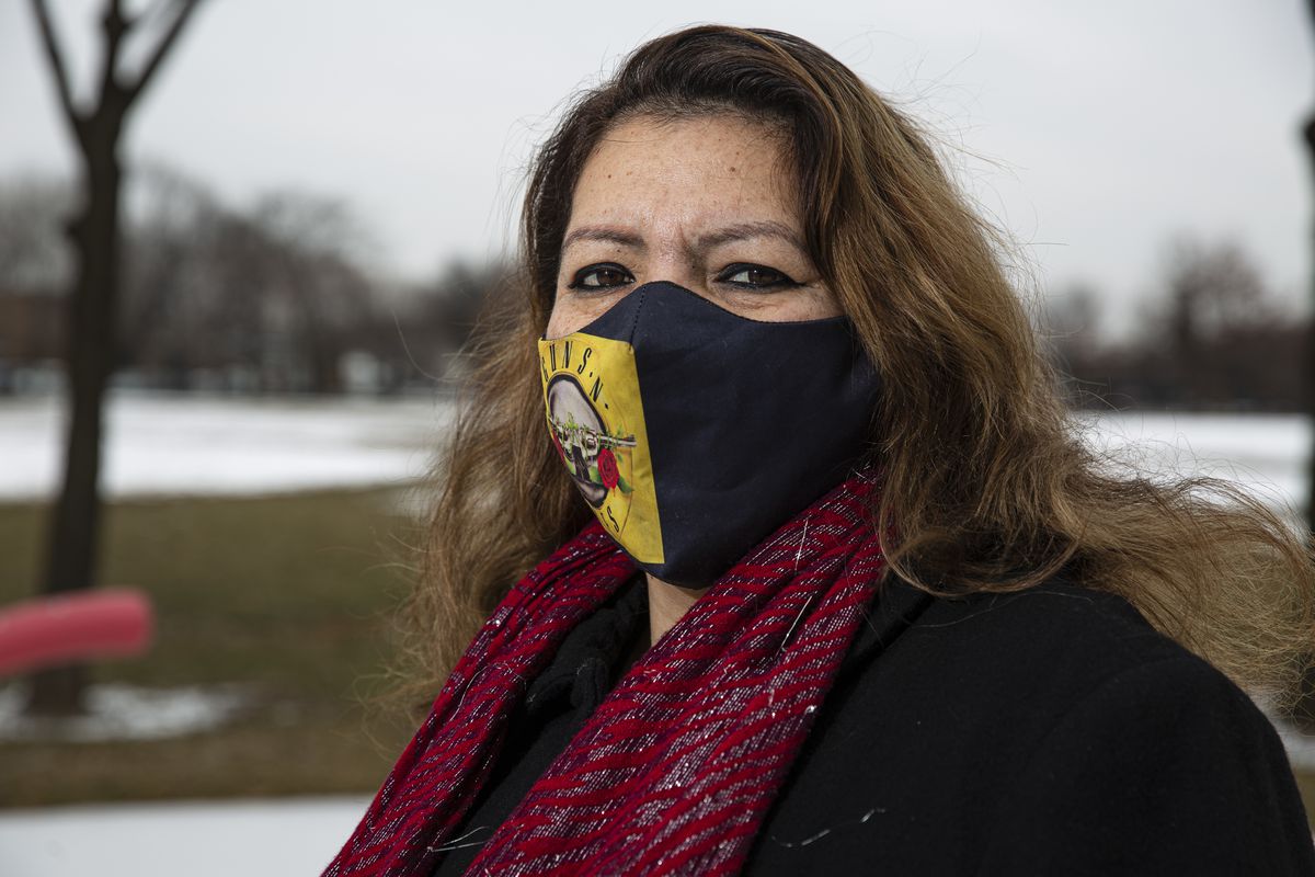 Even though Illinois has an eviction moratorium in force, Luz Franco, 51, says she was kicked out of her apartment late last year after she fell behind on her rent when she missed work after getting COVID-19. She says her landlord turned off her utilities and eventually put some of her belongings out in the front yard