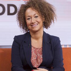 In this image released by NBC News, former NAACP leader Rachel Dolezal appears on the "Today" show set on Tuesday, June 16, 2015, in New York. Dolezal, who resigned as head of a NAACP chapter after her parents said she is white, said Tuesday that she started identifying as black around age 5, when she drew self-portraits with a brown crayon, and "takes exception" to the contention that she tried to deceive people. Asked by Matt Lauer if she is an "an African-American woman," Dolezal said: "I identify as black." 