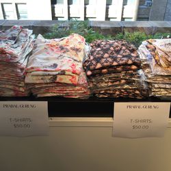 Printed tee-shirts, $50