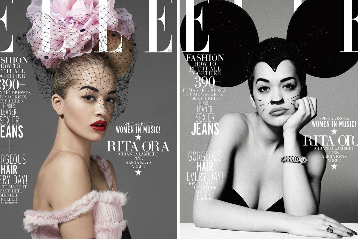 Elle's Women in Music issue (also covered by Adele), via Elle