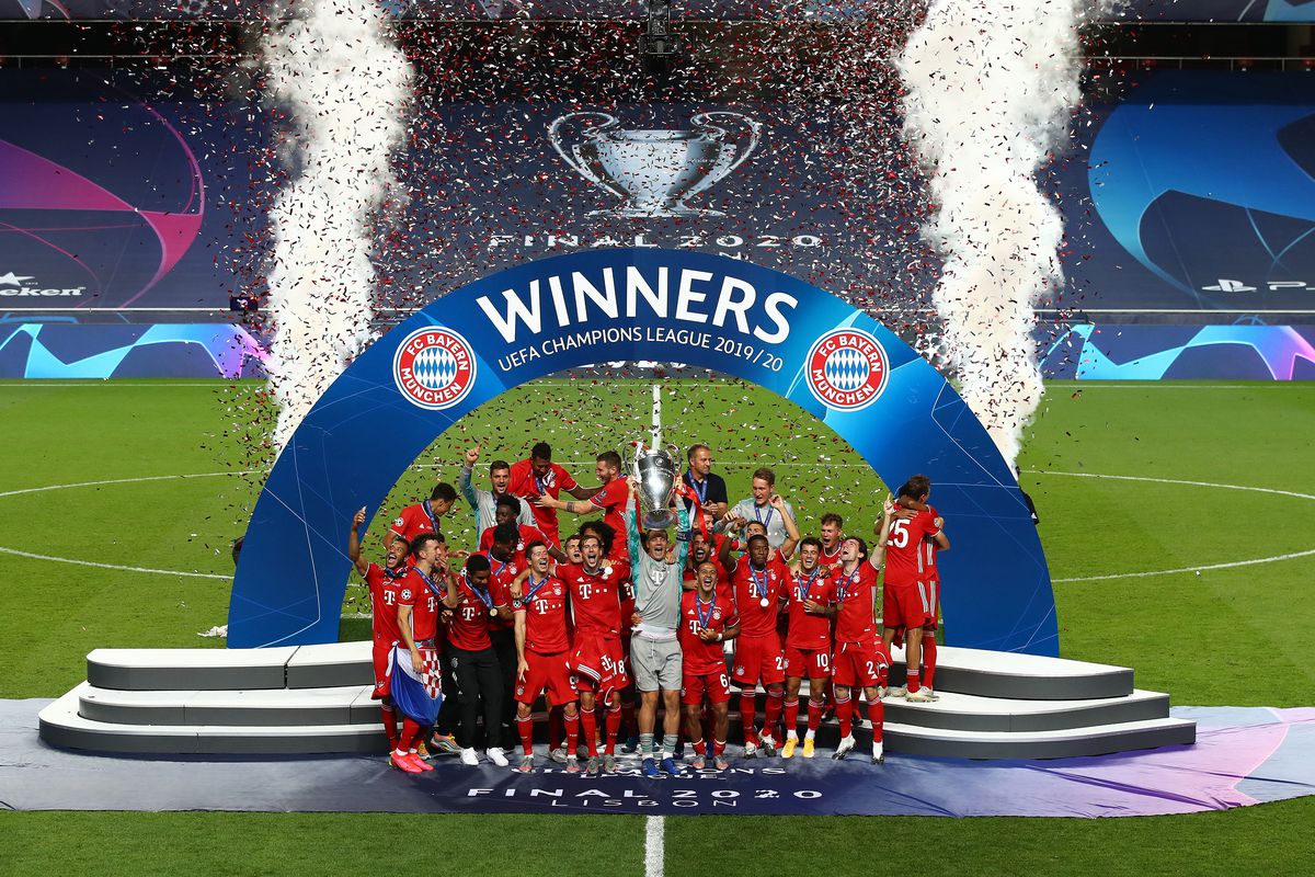 Final Champions League 2020 Lisbon Final Super Cup Budapeste 2 x Schal Bayern M 