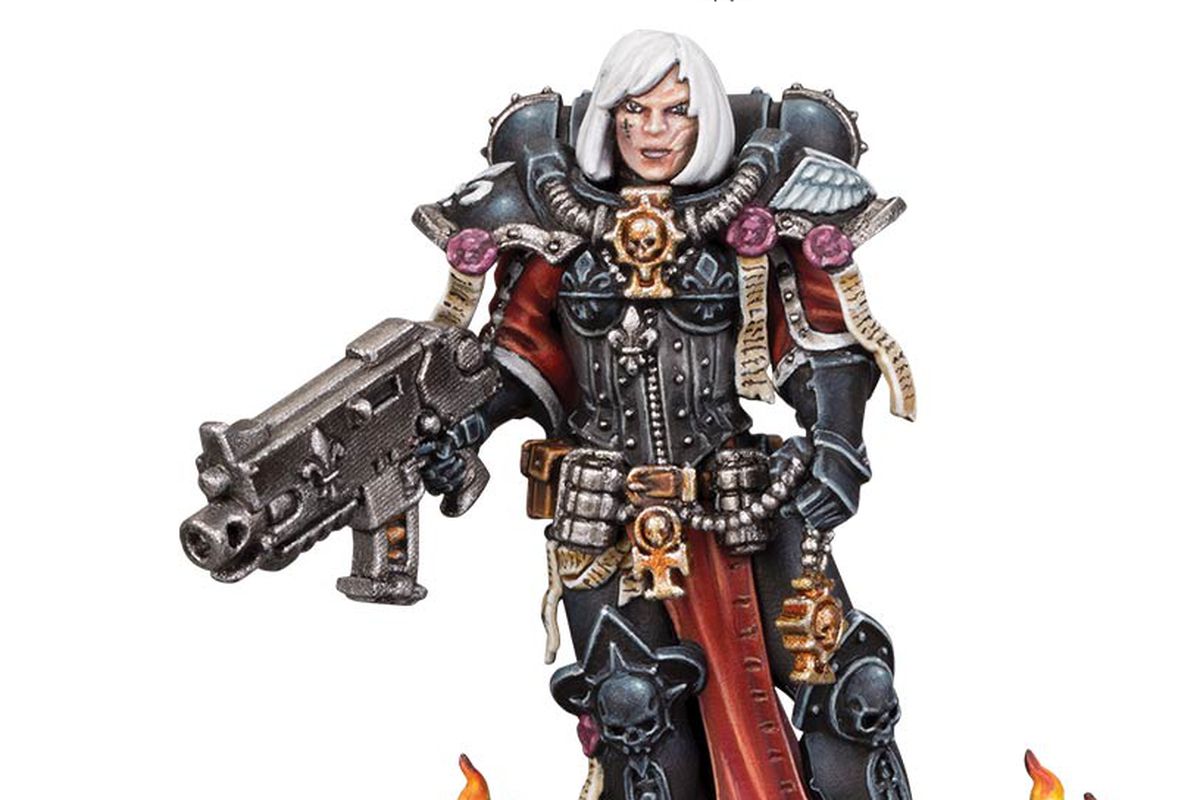 The first plastic Sisters of Battle miniature to be released to the public since the late 1990s, from the Order of Our Martyred Lady, was made available during Warhammer Day last month.