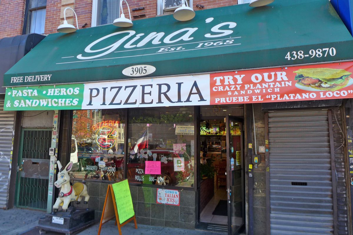 Gina’s is one of a spate of Latin owned pizzerias in Sunset Park.