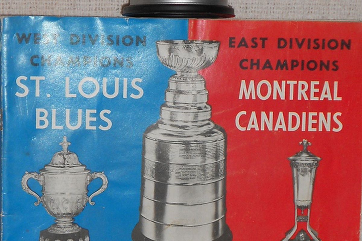 Stanley Cup Finals program, May 1 1969