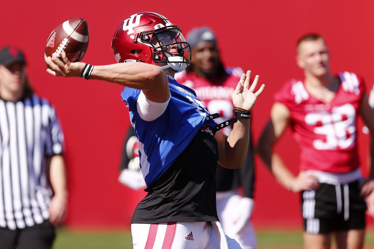 COLLEGE FOOTBALL: APR 15 Indiana Scrimmage
