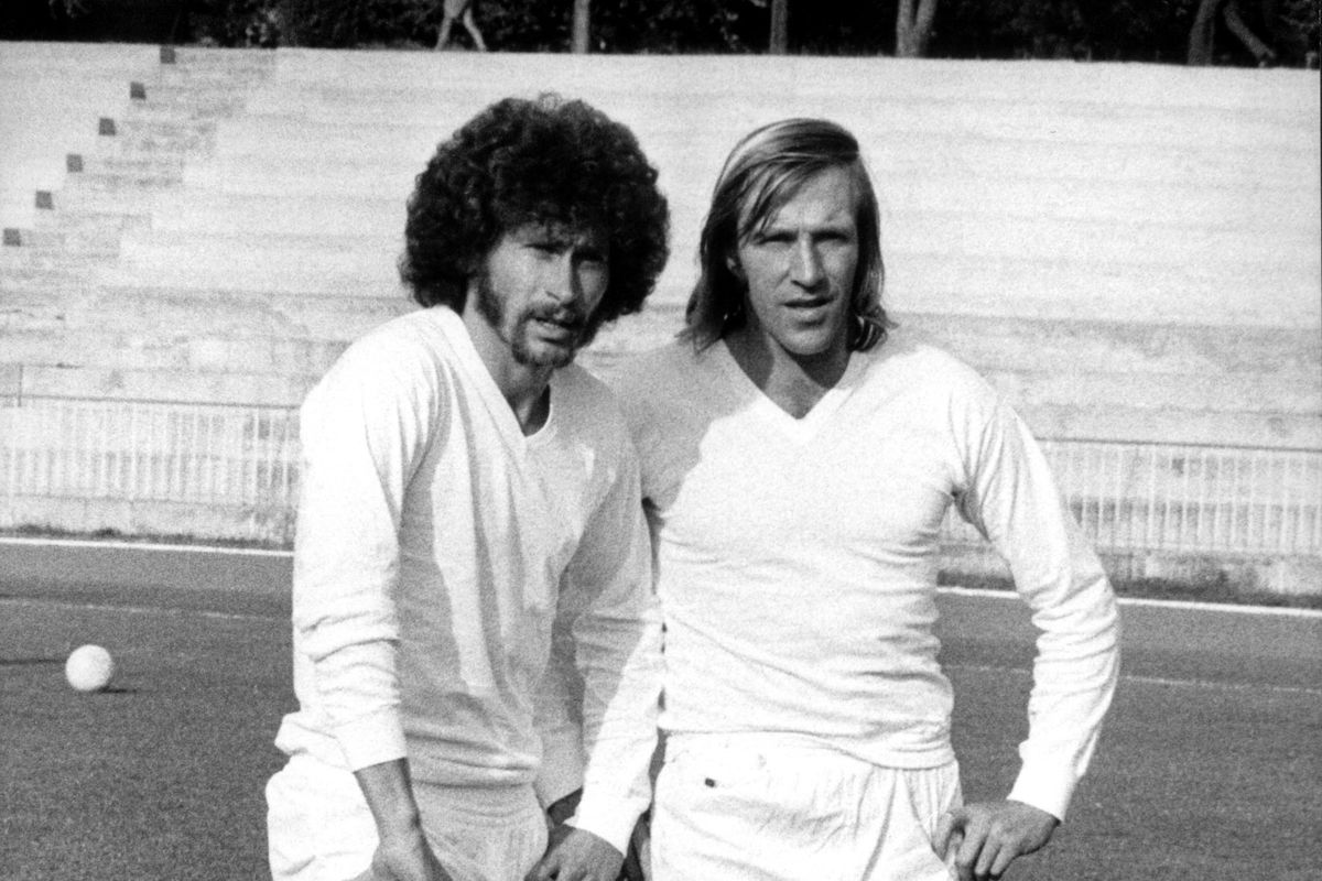 Soccer: Paul Breitner and Günter Netzer for Real Madrid