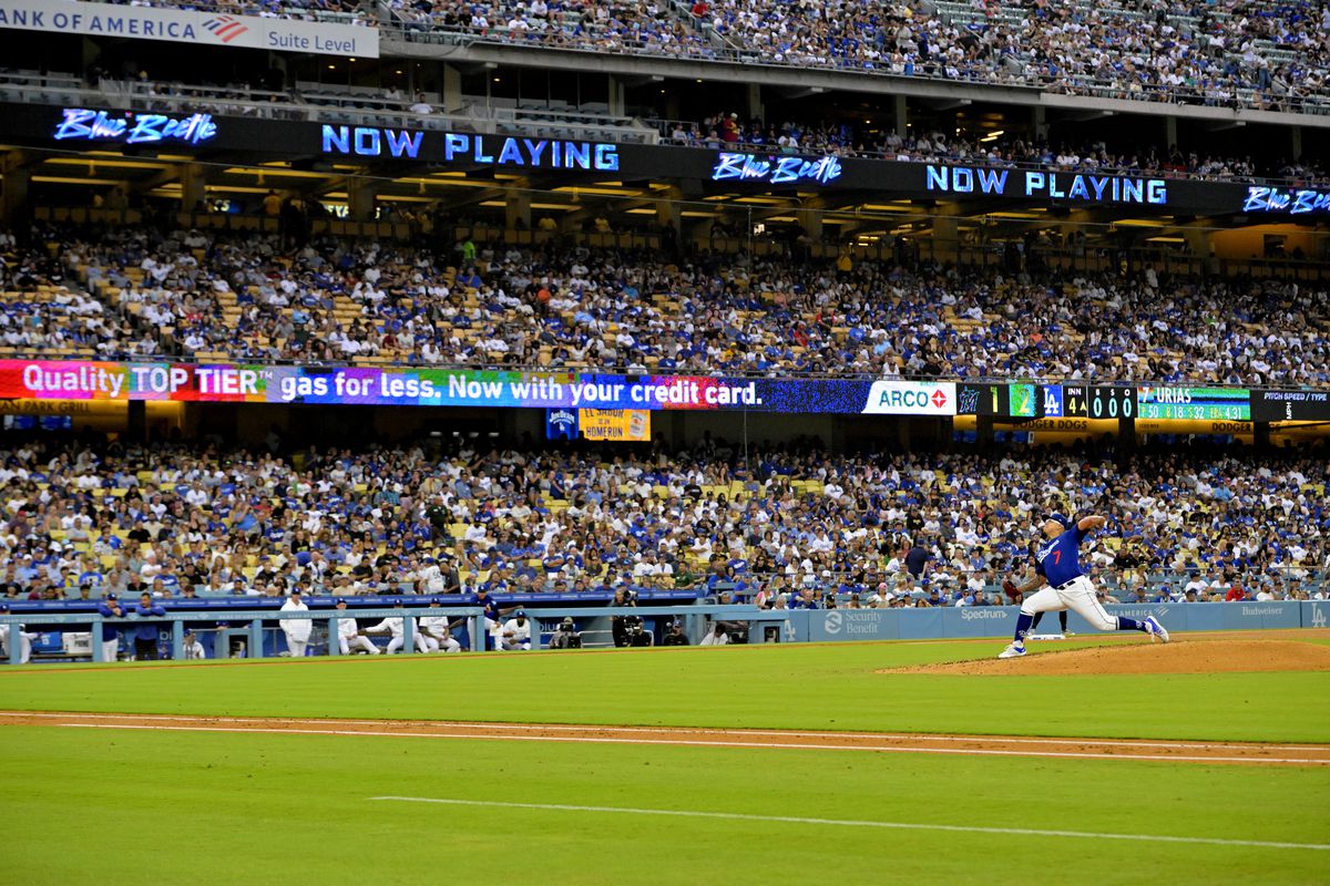 MLB: Game Two-Miami Marlins at Los Angeles Dodgers